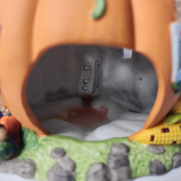 Partylite Harvest Pumpkin Tea Light House - P7316 Retired Halloween Decor - Picture 4 of 8